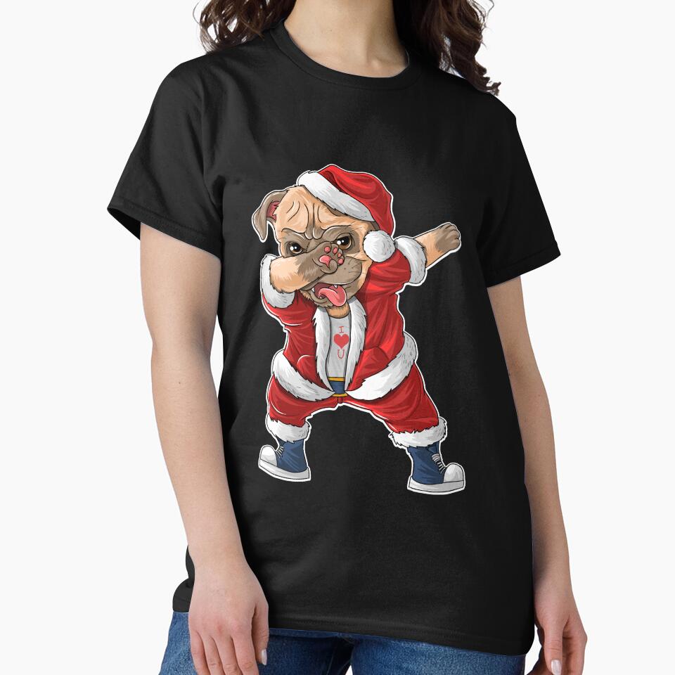 Funny Dabbing Dog Christmas Pajamas Gift for Dog Lovers Women, Men by LifeQuotes