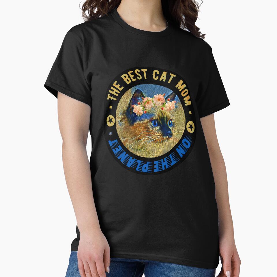 The Best Cat Mom On The Planet - Birman Cat - Dark Version by InspiredByGigi