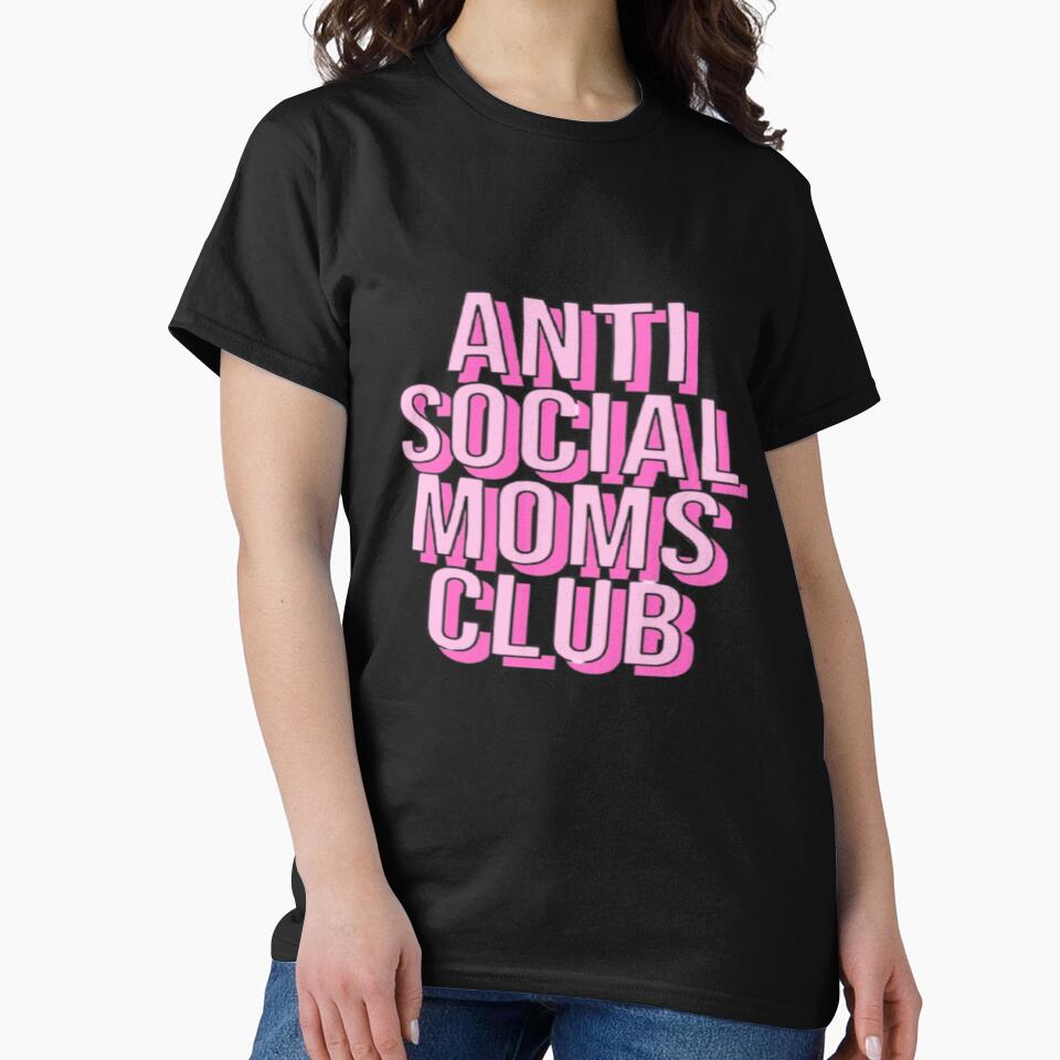 Anti Social Moms Club Pink by creativerooney