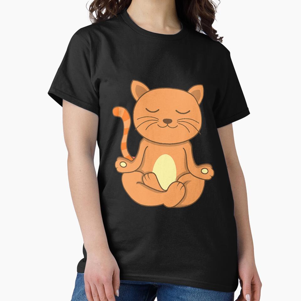 Yoga Cat Cat Lover Namaste Cat by carpe9572