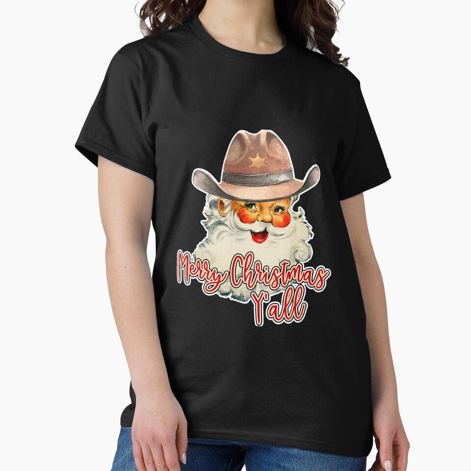 Santa Claus Merry Christmas Yall by YesterDayCheck