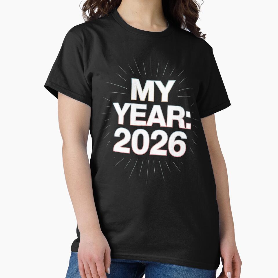 My Year 2026 - New Year Motivation Retro Sunrise by DarylWelsh2024