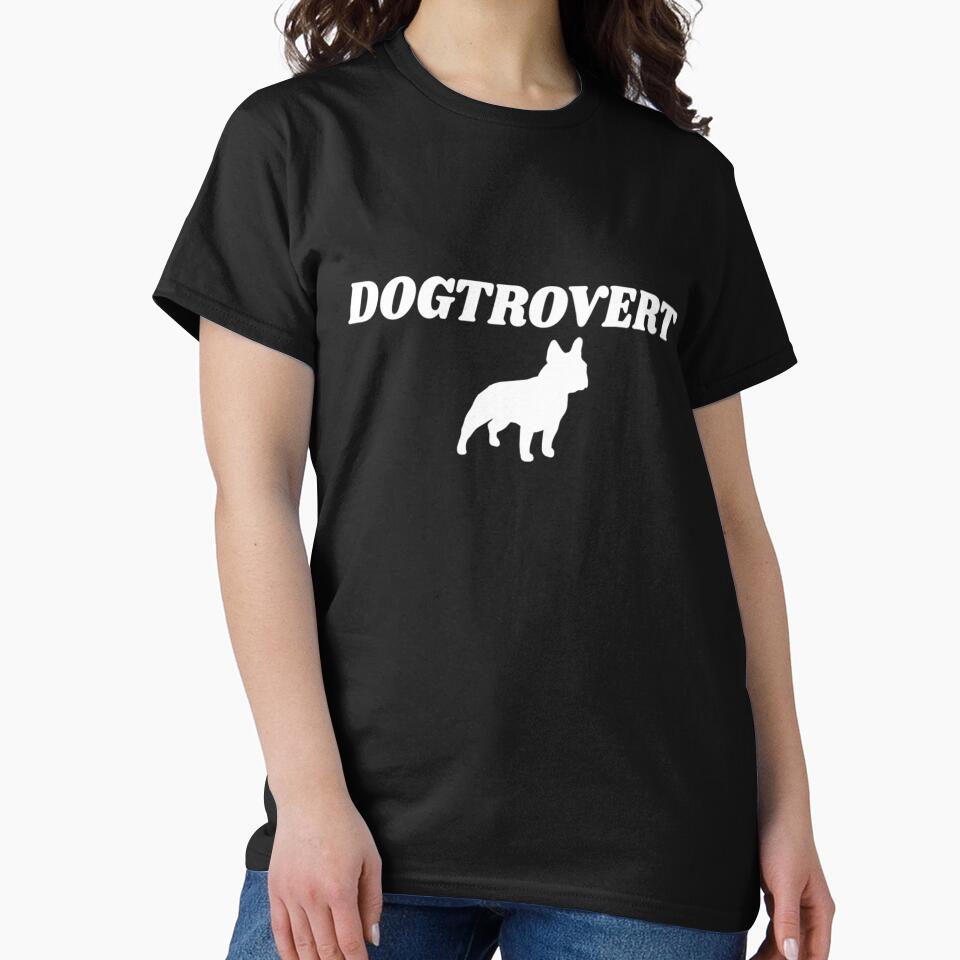 Funny Dogtrovert Frenchie French Bulldog Introvert Lab Dog Gift by HUBERitC-oCYCN