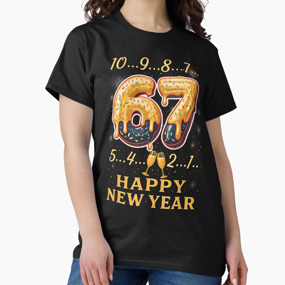 67 Happy New Year Six Seven Funny Countdown 2026 Brainrot by ChantelNicole