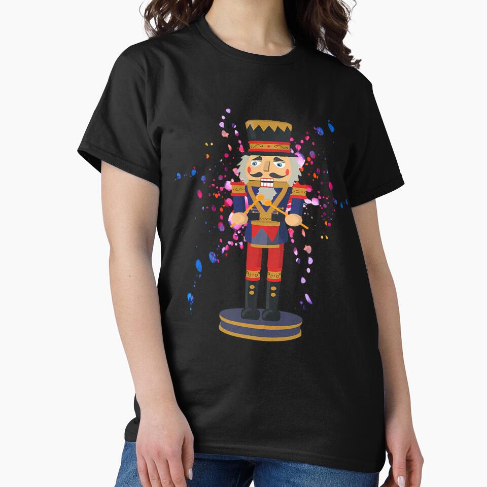 Nutcracker Watercolor Paint Splatter by guguamoojidr