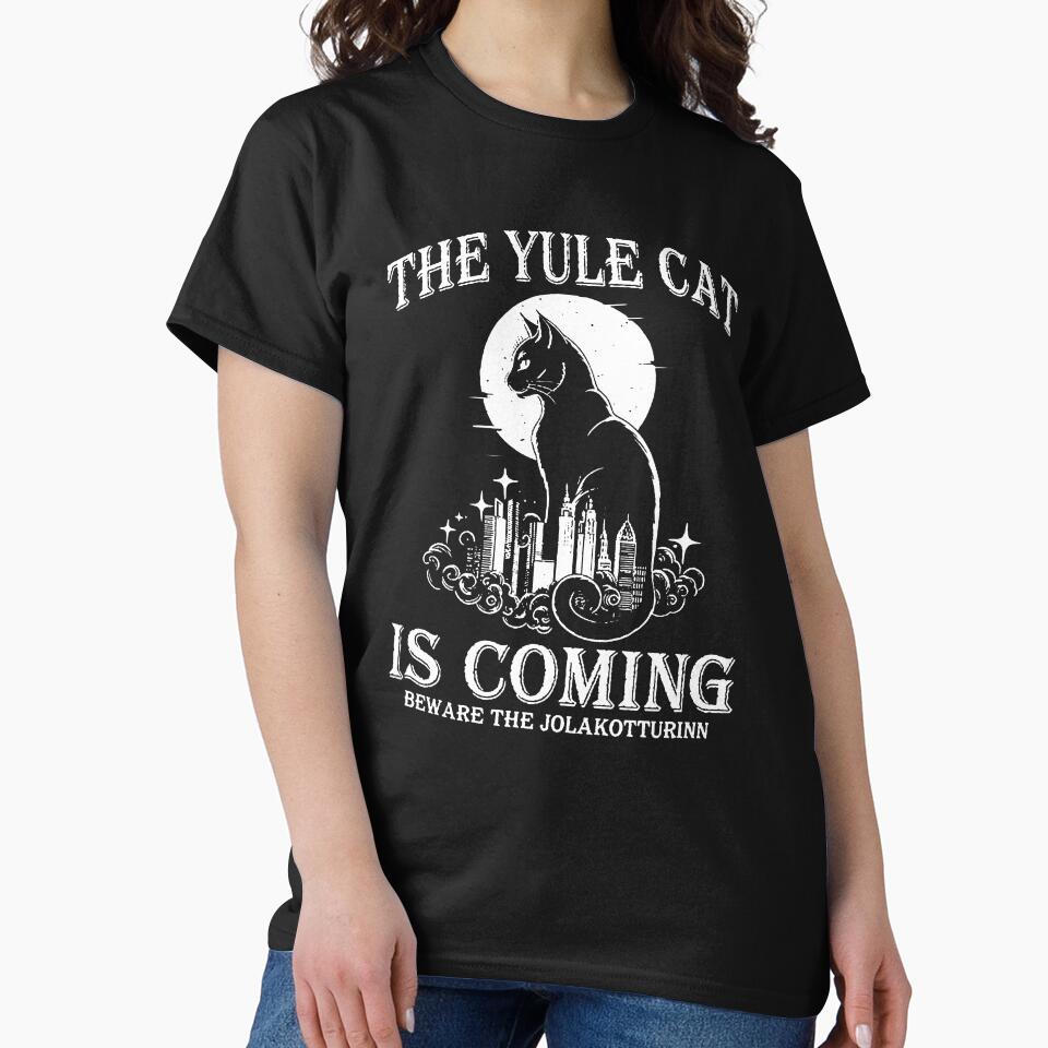 The Yule Cat Jolakotturinn Christmas Cat Holiday Solstice Yule Icelandic Folklore Dark Academia by GesanoSchuza