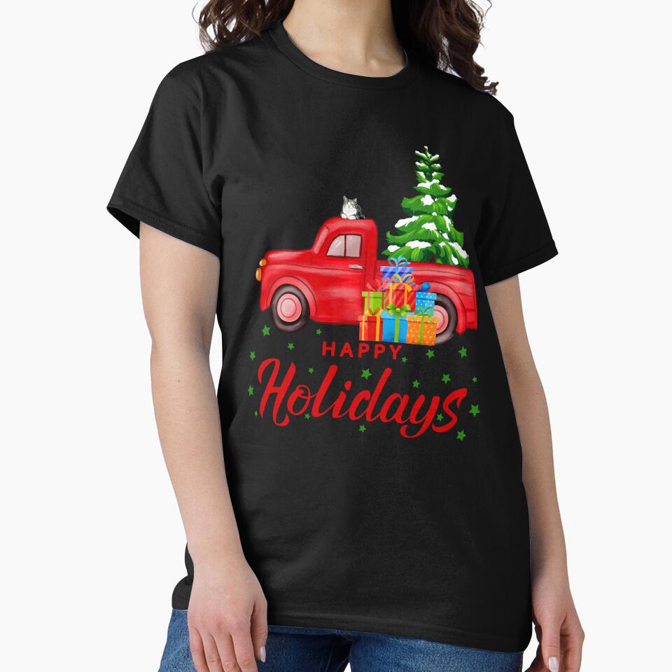 Happy Holidays Country Christmas Truck by ChelleCreate