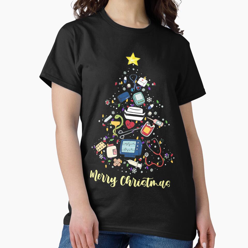 Nurse Christmas Tree, Nurse, Nursing, Nurse Christmas Gift, Christmas, Xmas Gift For Nurse by DesignDenDo ⭐⭐⭐⭐⭐