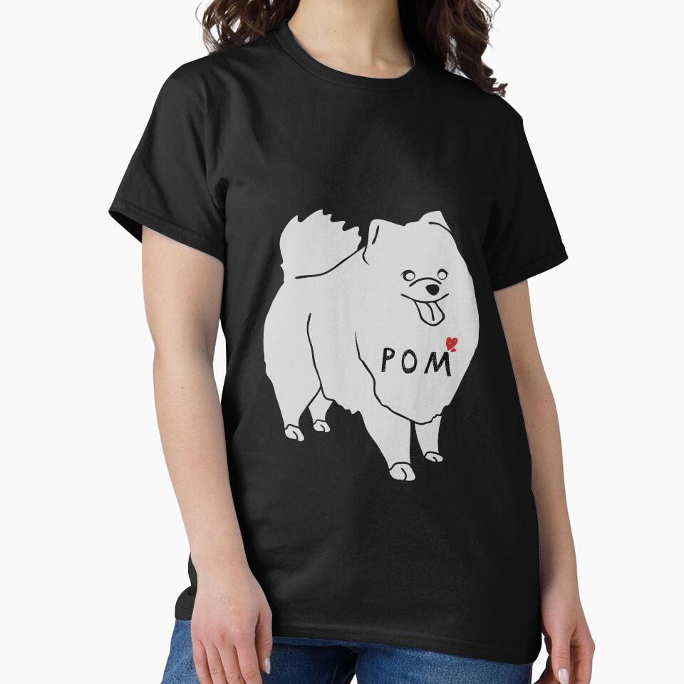 Christmas Pomeranian Dog, Pomeranian Dog Crew by . JustBeUnique .