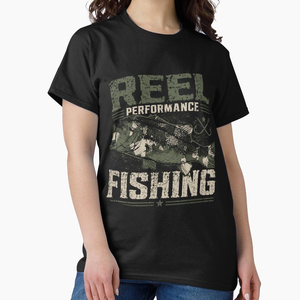Reel Performance Fishing Angler Bass Fisherman Hobby by HumansStuck12