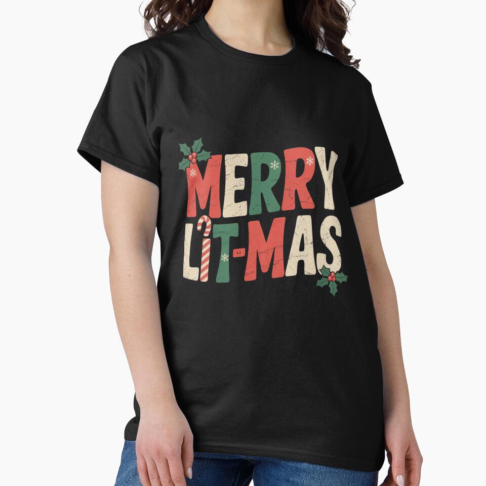 Merry Lit-mas Book Lover Holiday by MagicWander