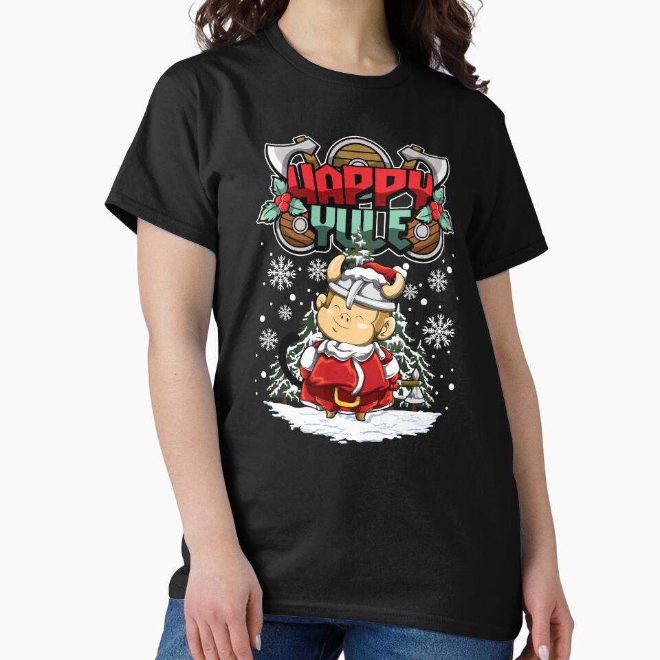 Happy Yule - Viking Christmas - Monkey by anziehend
