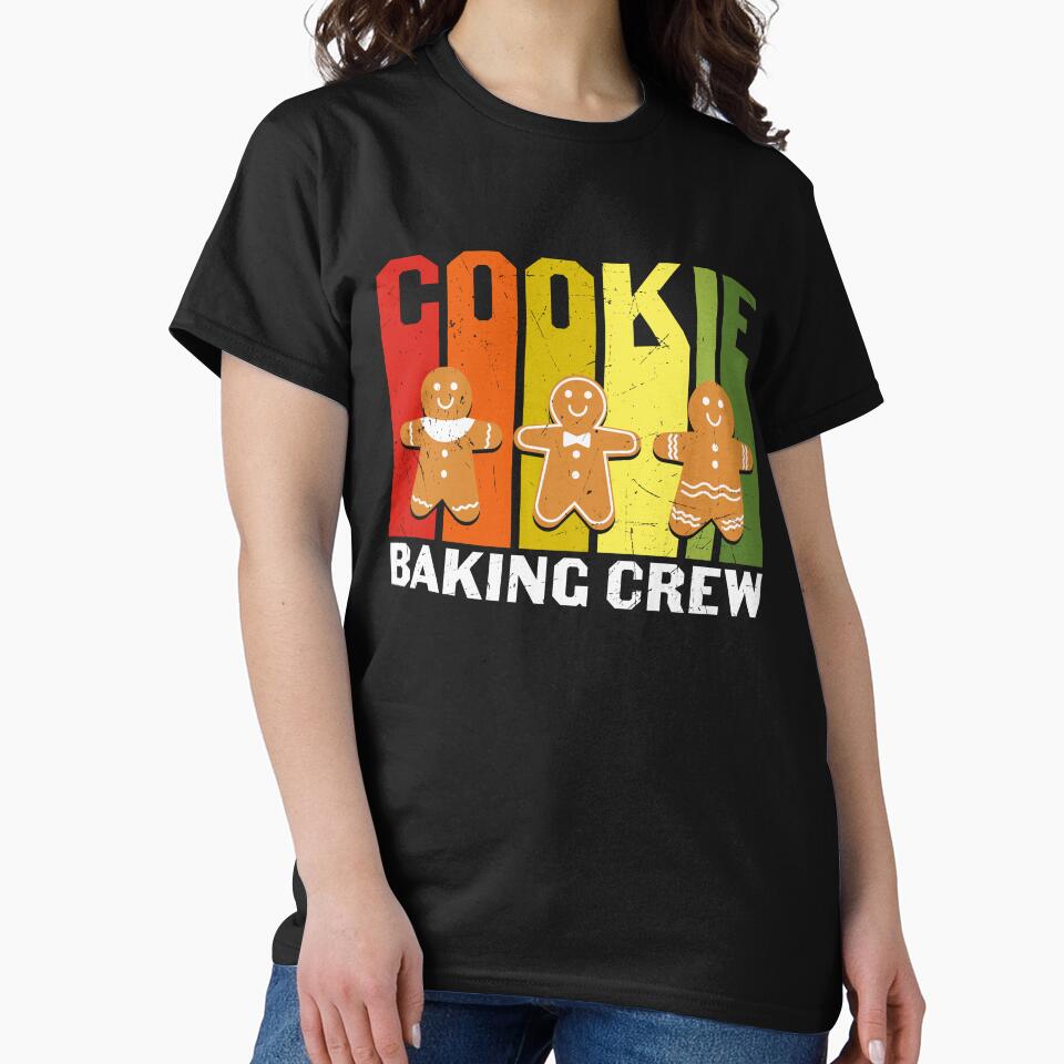 Cute Cookie Baking Crew Happy Christmas Family Gingerbread Team by Pexilus