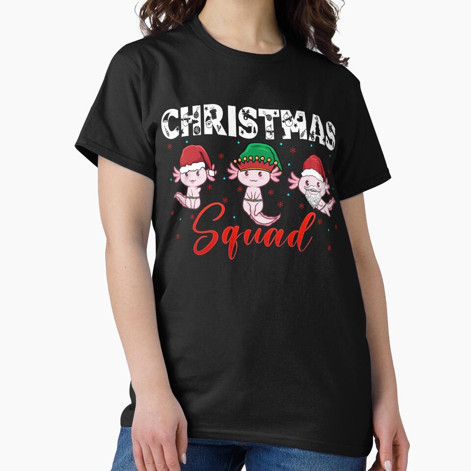 Christmas Axolotl Squad Xmas Novelty by Nzgiftsandmore