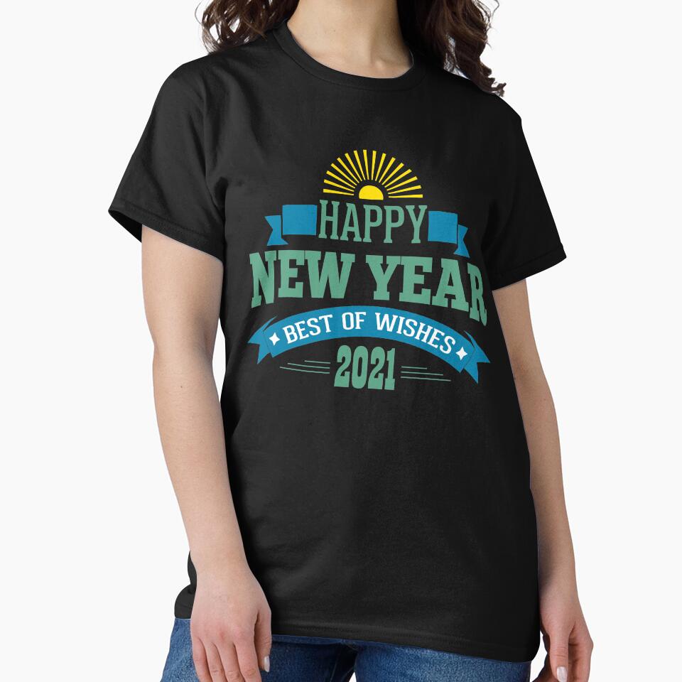 Happy New year 2021 best wishes by PODapparel