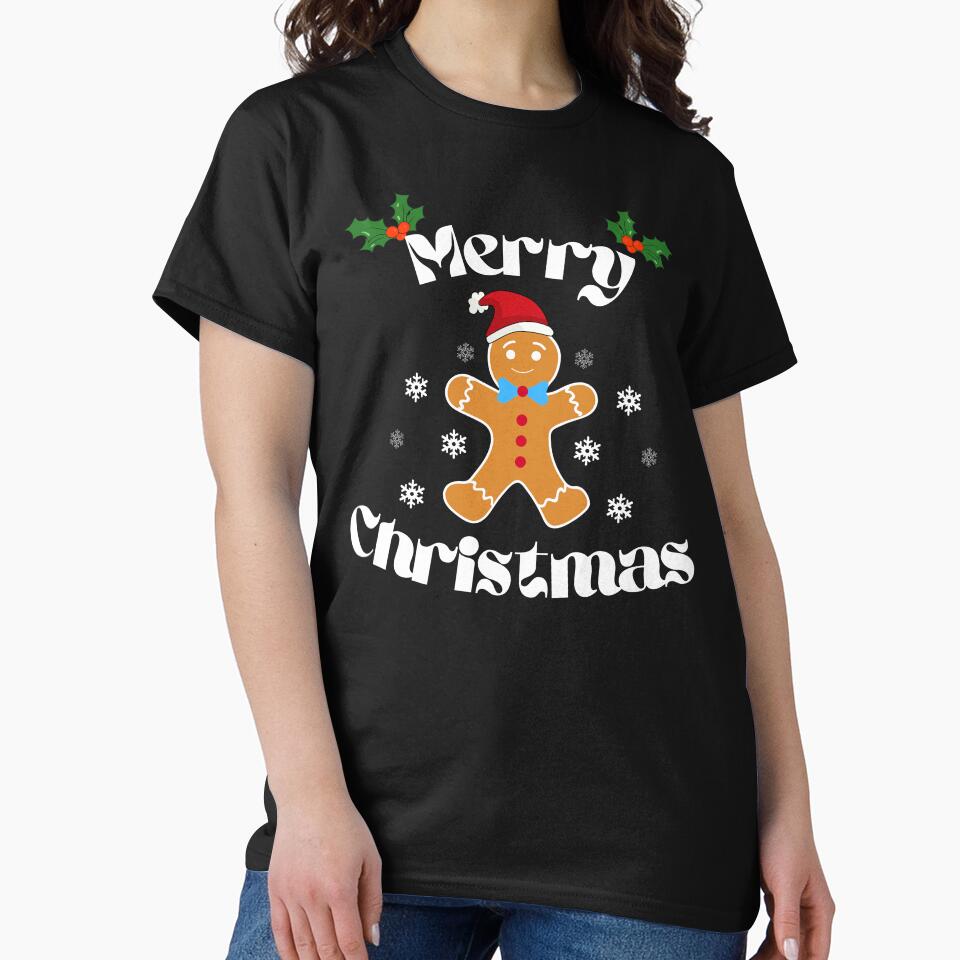 Gingerbread Man Christmas, Merry Christmas Happy Gingerbread Santa Claus, This is my Christmas pajama Shirt Funny Gingerbread man Cookie by Dabbing Turtle Designs