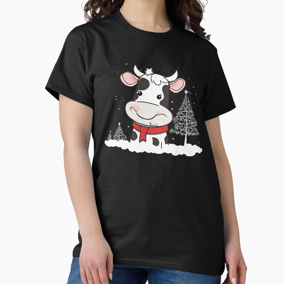 Mooey Christmas Cow by OLIHESSEL