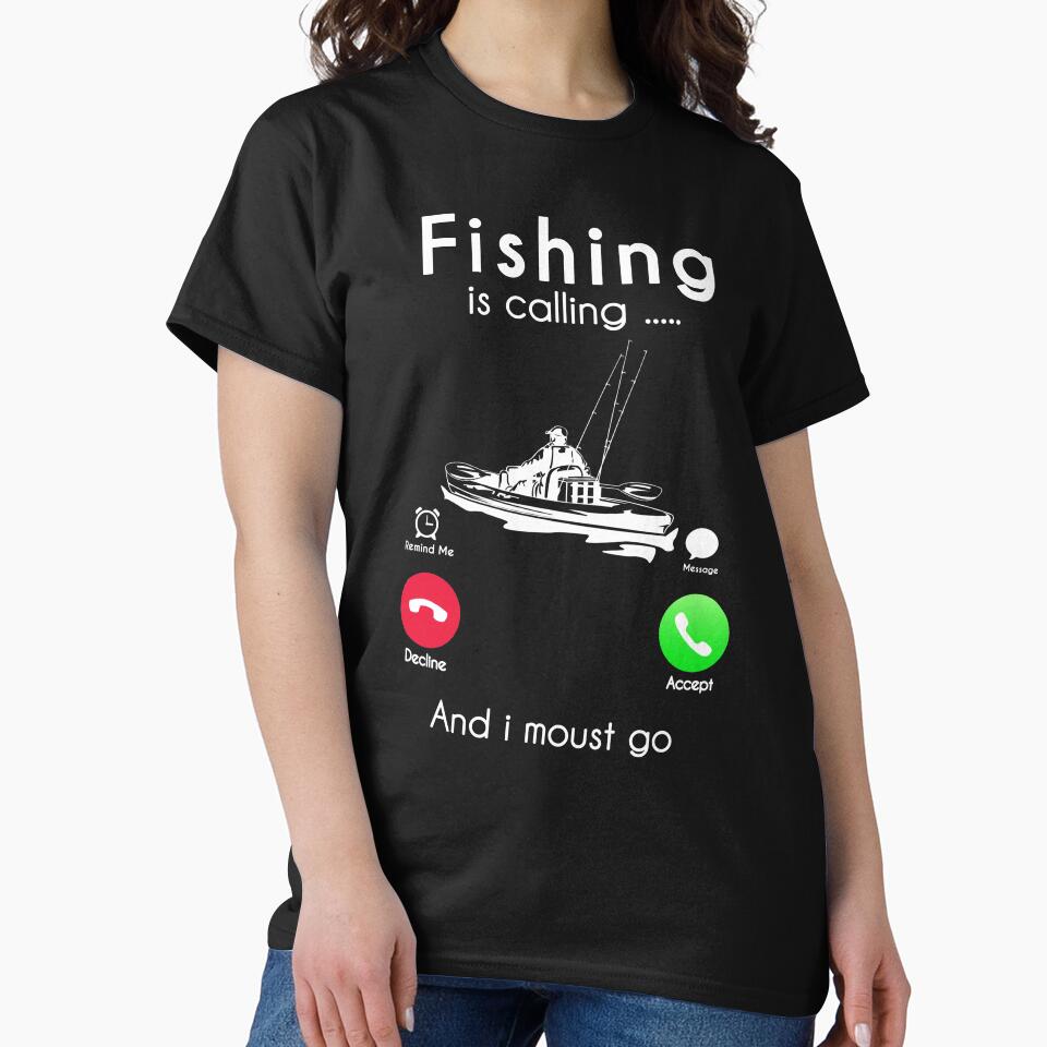 kayak fishing is calling and i must go by Space Art