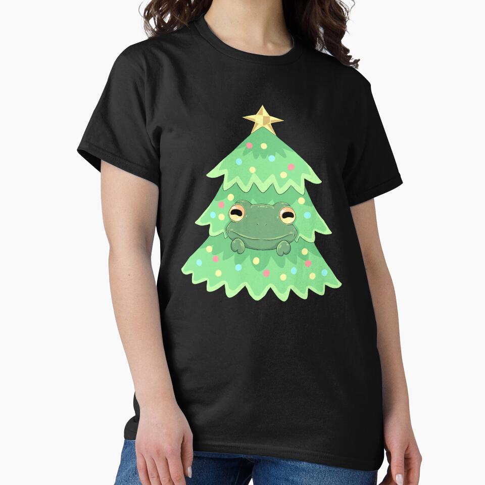 Frog stuck in christmas tree by Art_with_Honesty