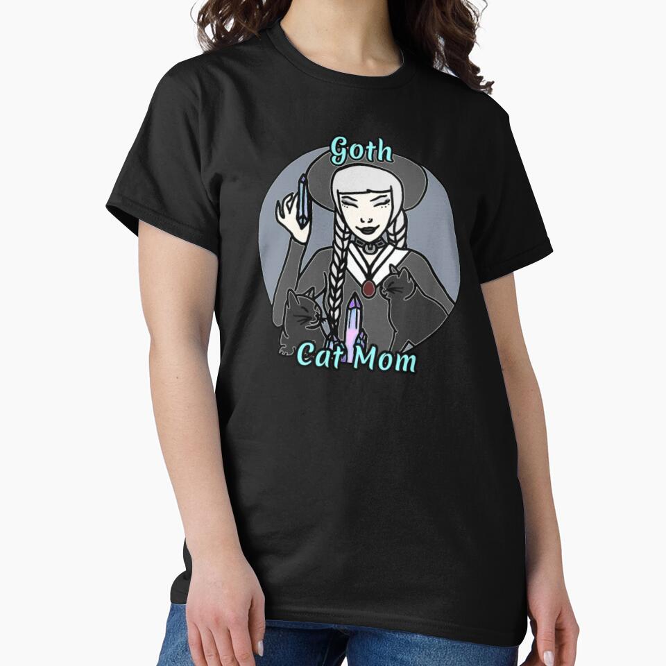 Goth Cat Mom by Purrfectionista