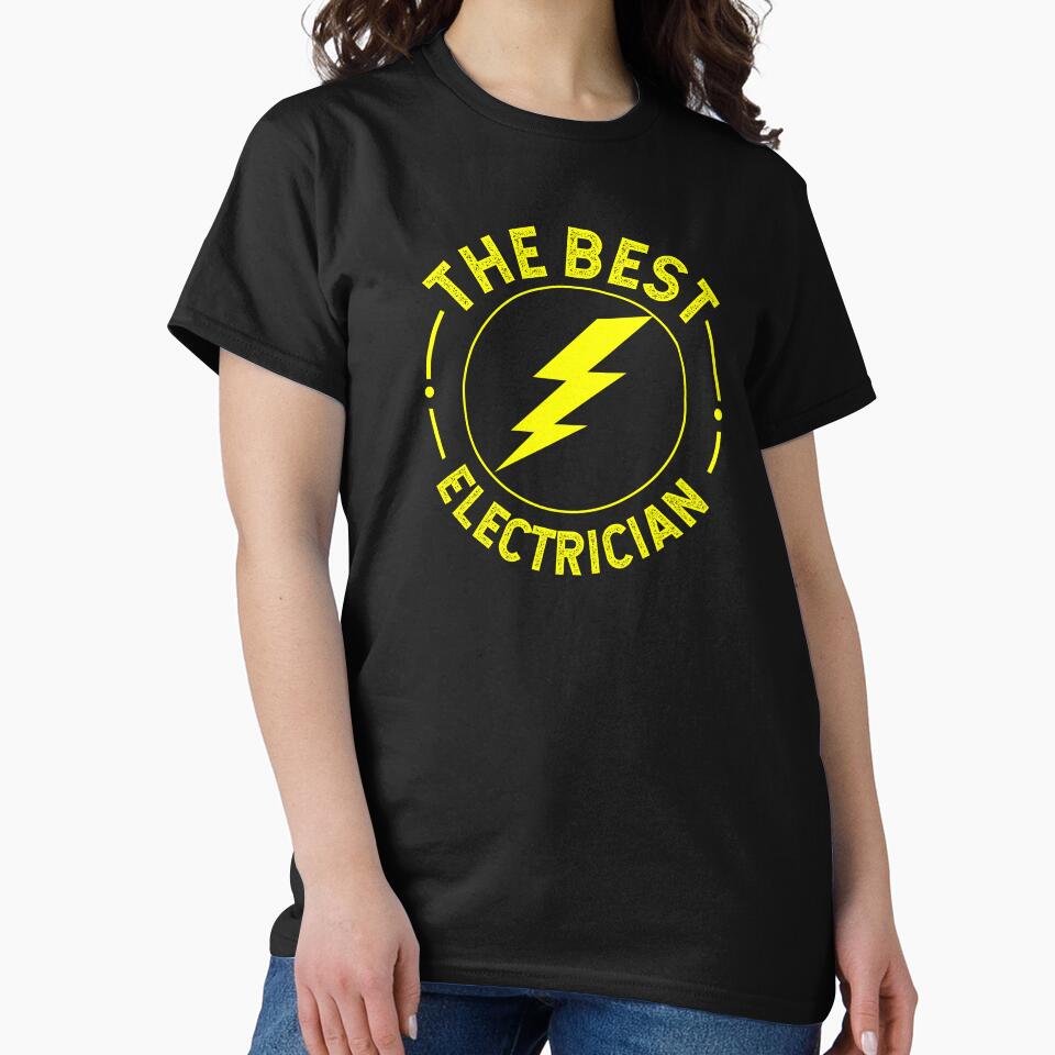 Electrician Shirt The Best Electrician Gift Idea by haselshirt