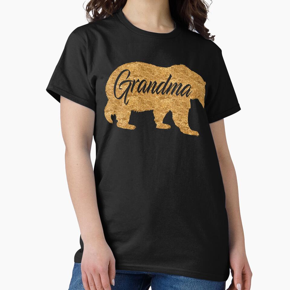 Grandma Bear T Shirt by evaspark