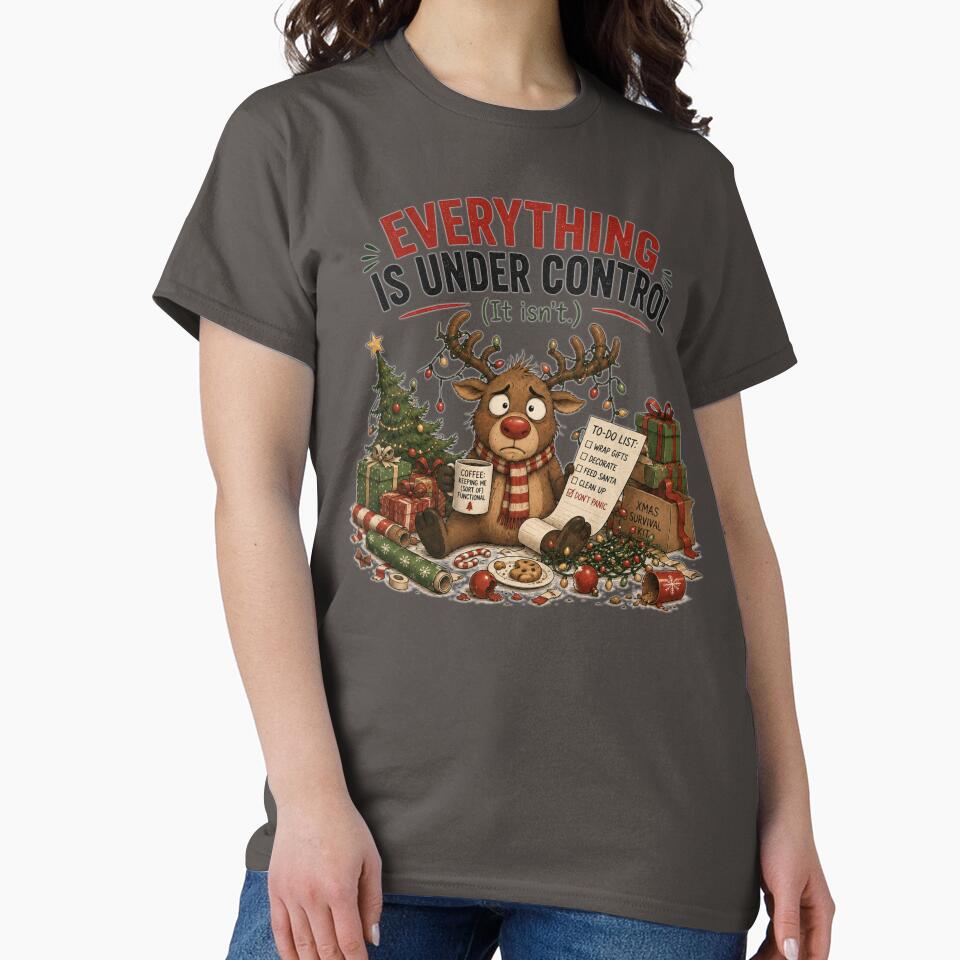 Everything Is Under Control (It Isn't.) | Funny Christmas Reindeer by MotylekAnia