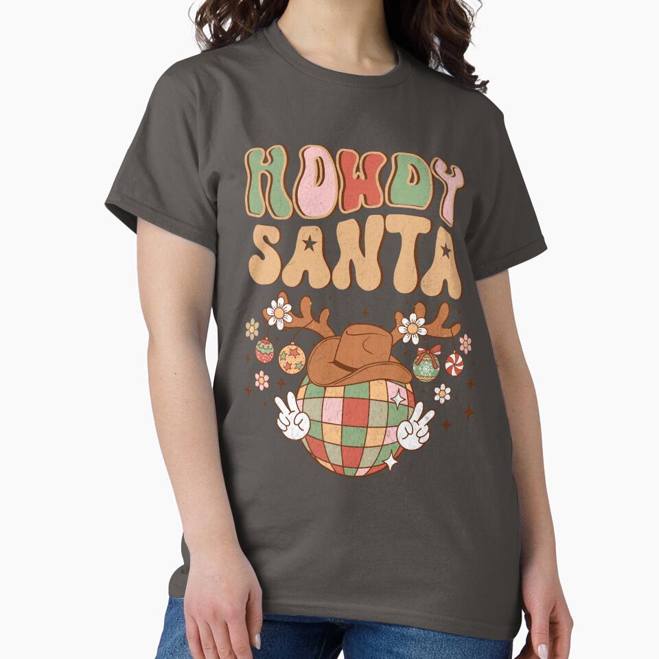Howdy Santa Western Retro Christmas by RockBeeDesigns