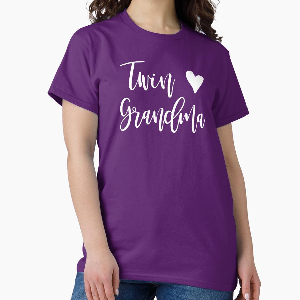 Twin Grandma Gift Twin Grandma Sticker Twin Grandma Shirt Twin Grandma by kmcollectible