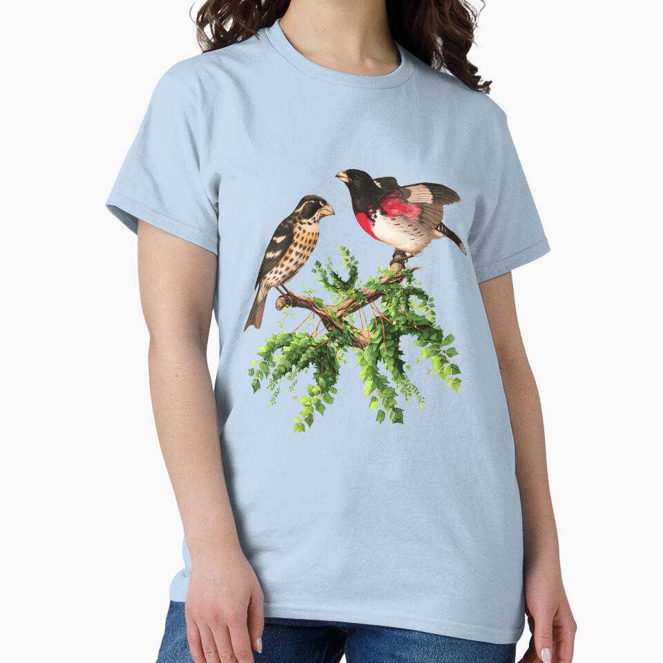 Rose Breasted Grosbeak Bird by Bliss Find And Design Unisex