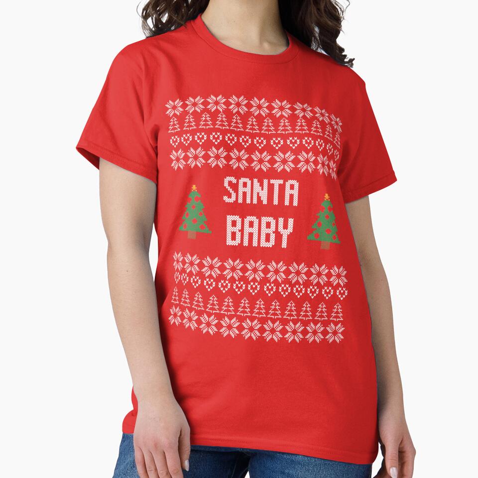 Santa Baby - Ugly Christmas Sweater by BlushPearls