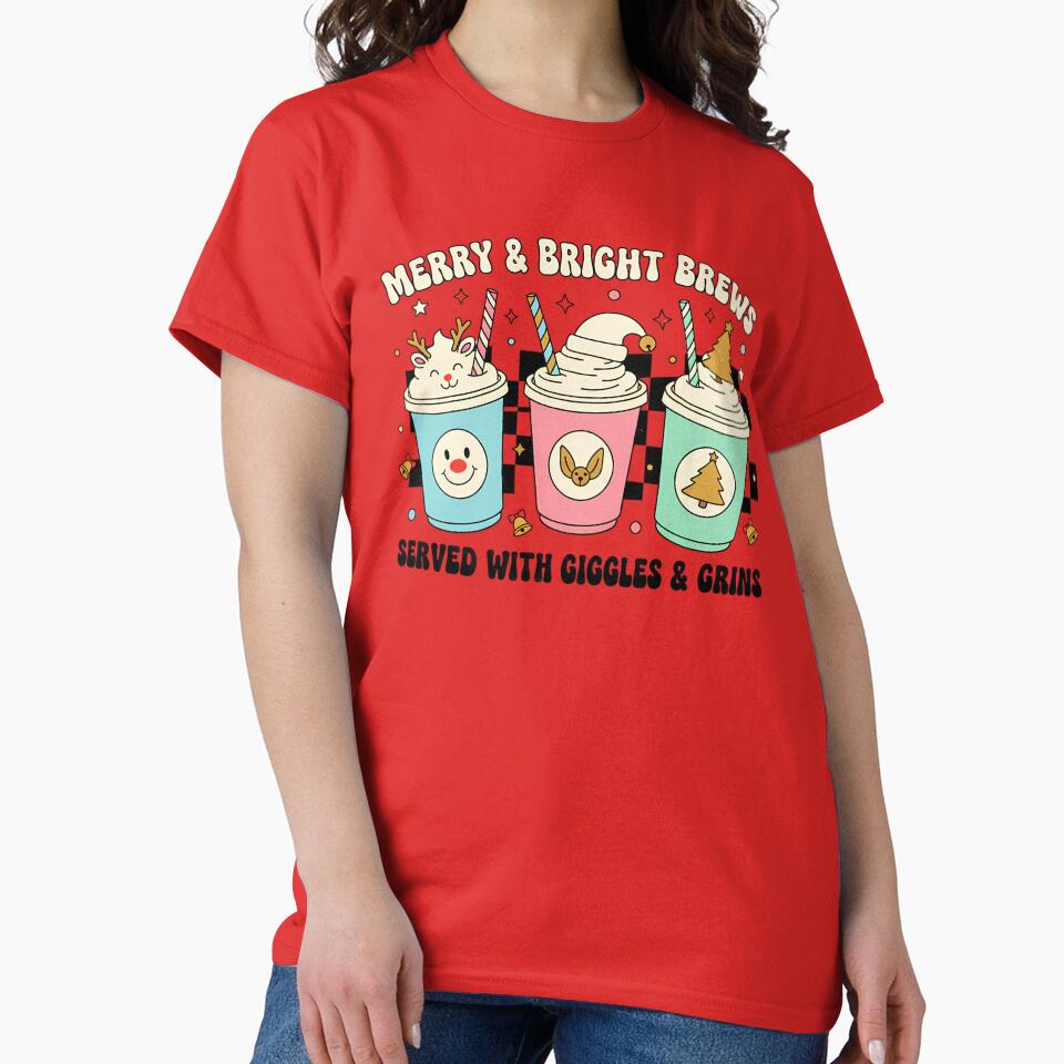 This retro-inspired Christmas festive coffee cups by justyna-s28