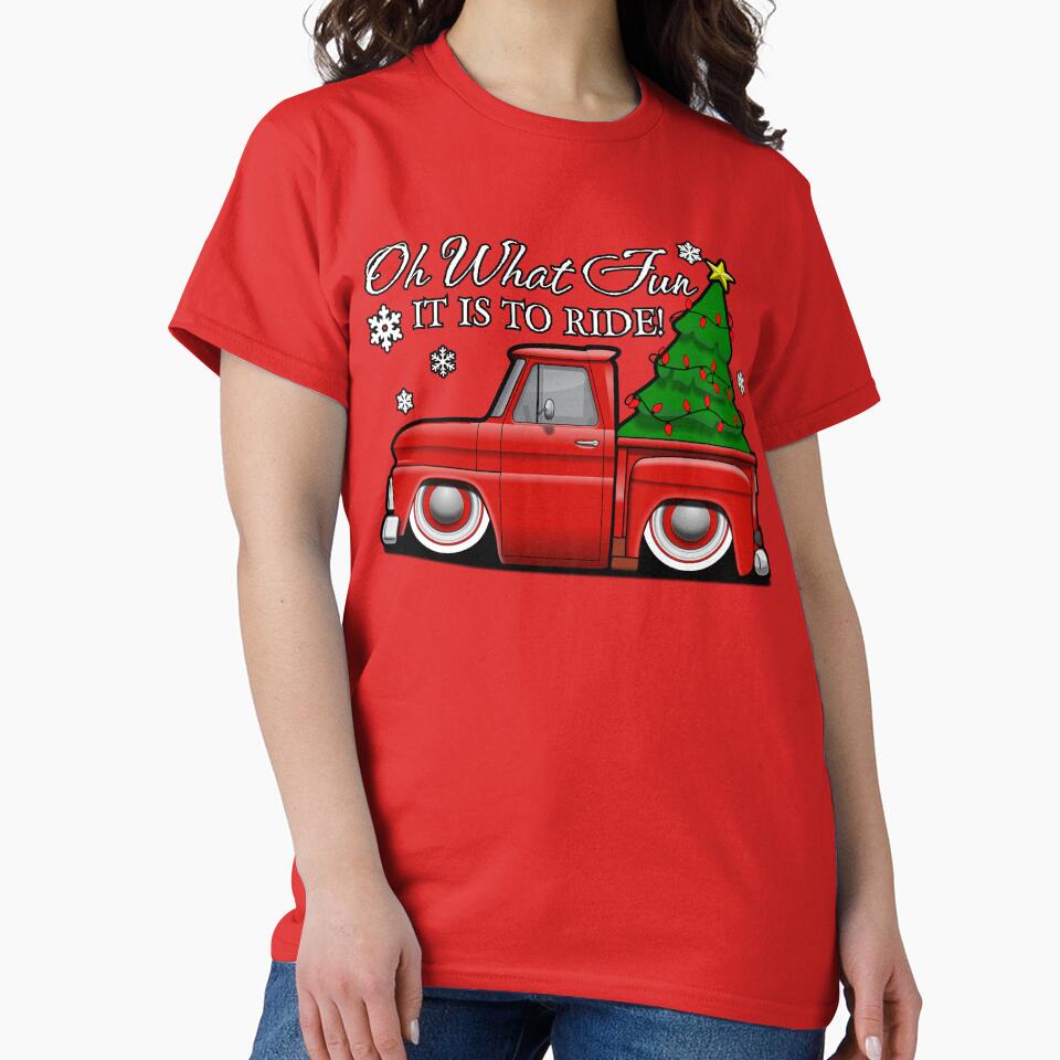 1964 C10 Hot Rod Truck (Christmas - Oh What Fun It Is To Ride) by 302Design