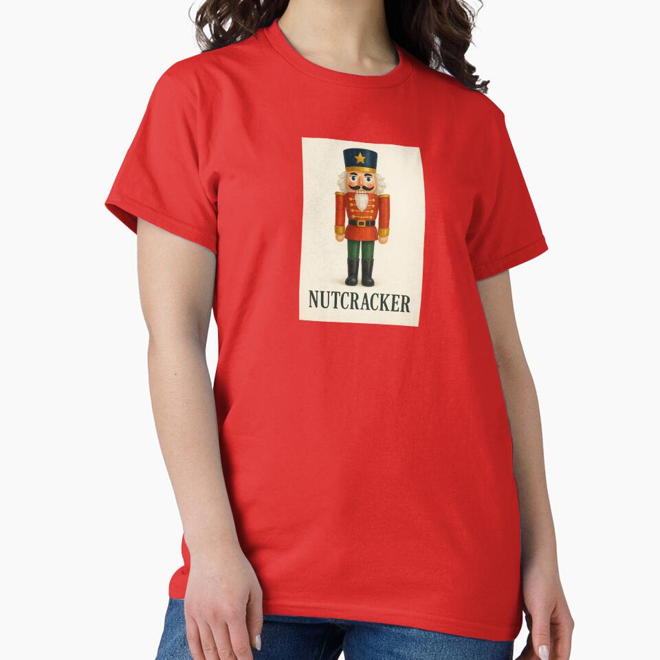 Classic German Nutcracker — Vintage Christmas Wooden Soldier by Novel Works Studio