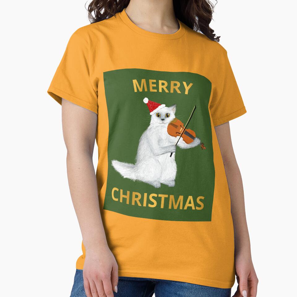 Merry Christmas cat by eviolni