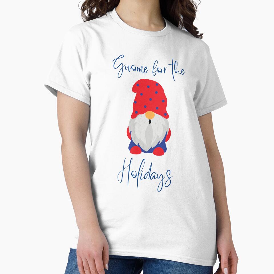 American Christmas Gnome and Quote: «Gnome For The Holidays» by fowons