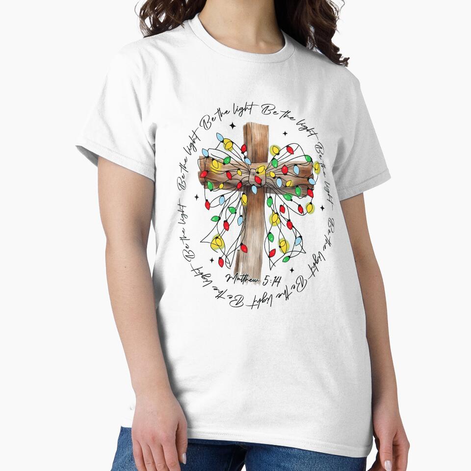 Christmas Jesus Cross Be the Light by Davidkoci