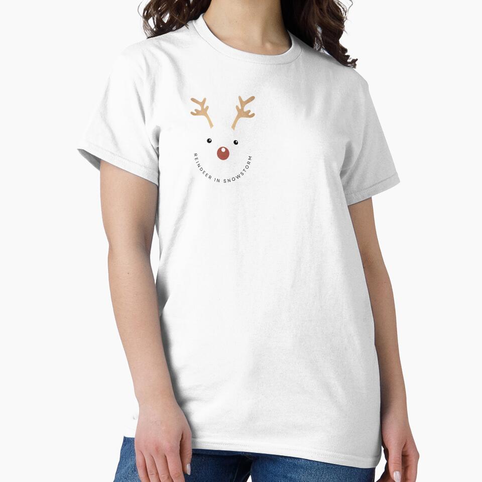 Reindeer in snowstorm by IDEAS-4-HUMANS