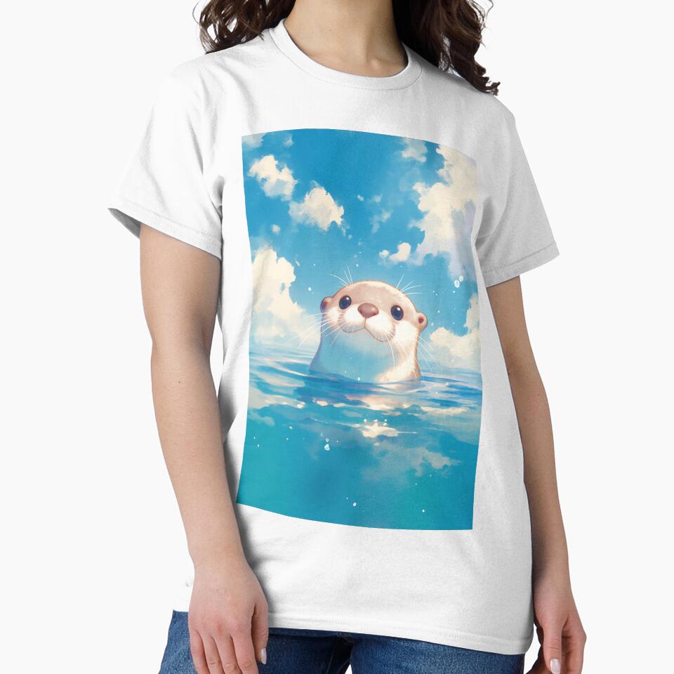A Cute Otter's Watery World by AshiraCreations