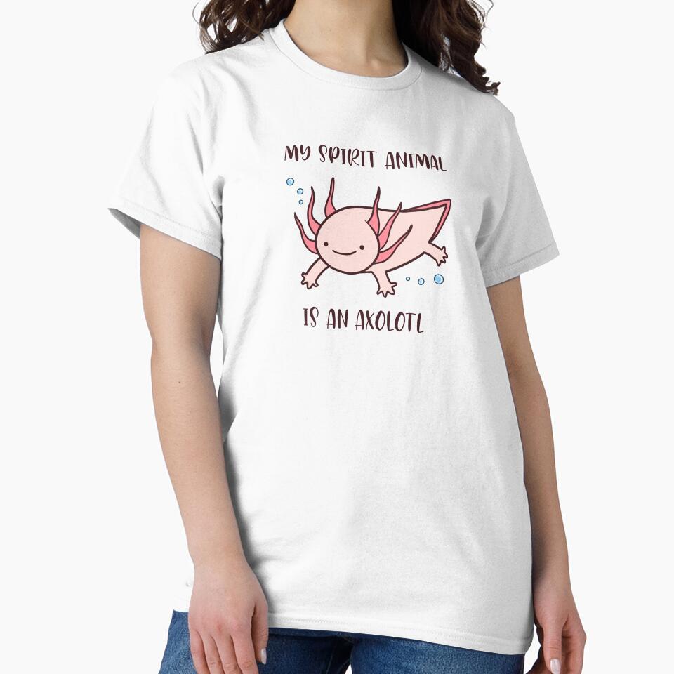 Cute Axolotl Spirit Animal by HotZelda