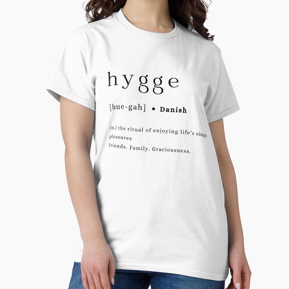 Hygge definition and pronunciation print typography poster by Inside Head