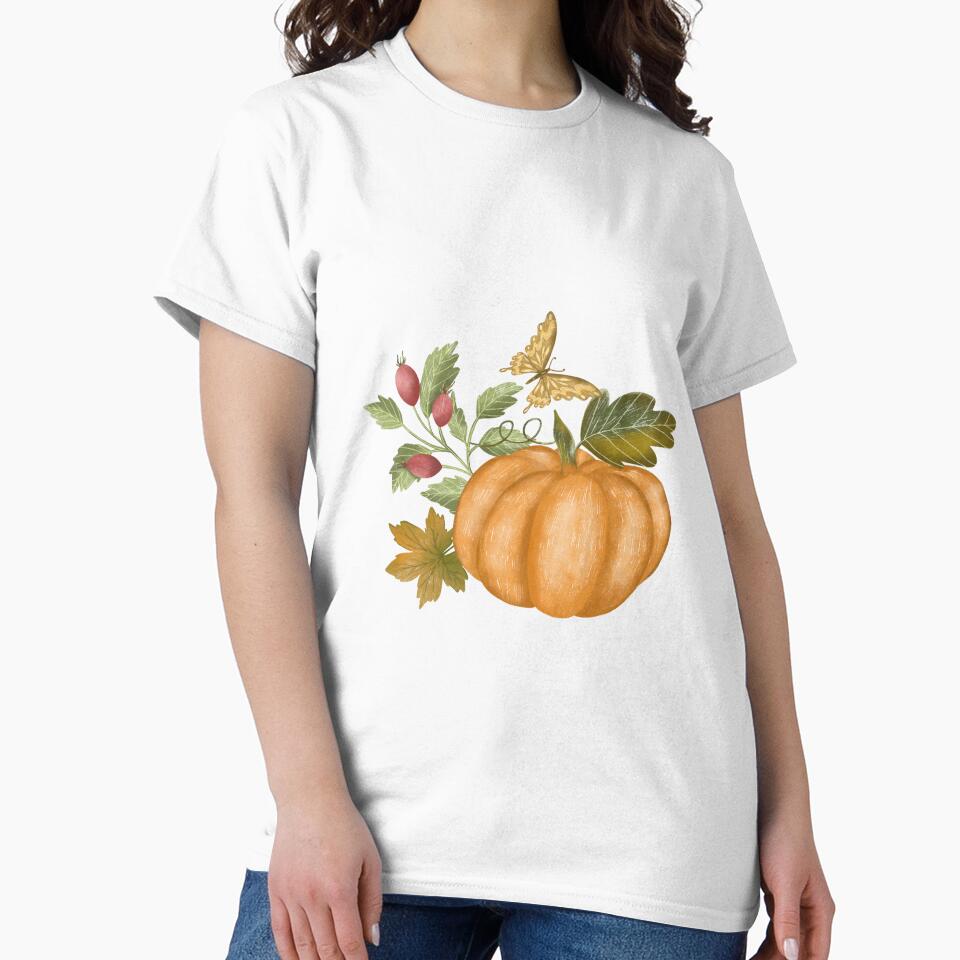 Fall pumpkin with flowers by pinkyfish1010