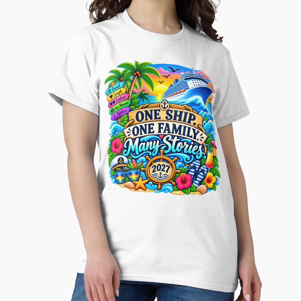 TRAVEL COLLECTION - FAMILY CRUISE - ONE SHIP. ONE FAMILY. MANY STORIES. • 2027 by WheelieGdArt
