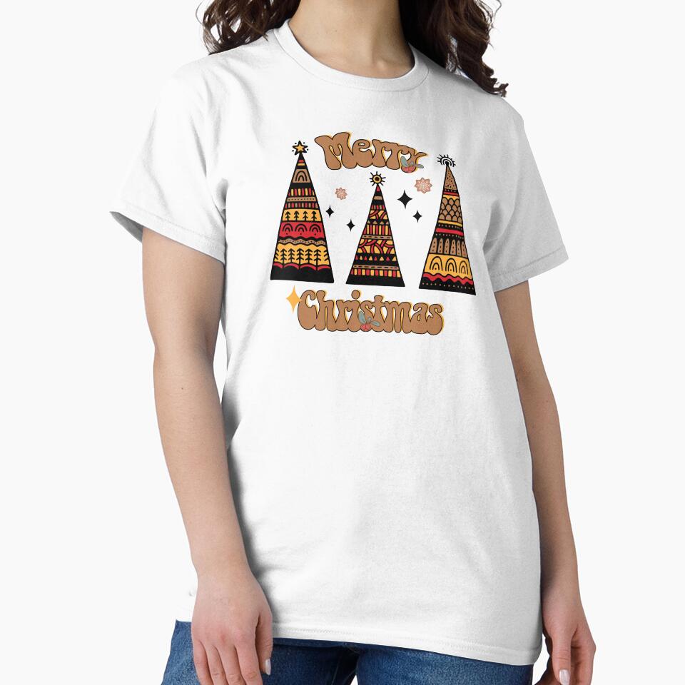 Merry Christmas Western Christmas Trees by handsoftime2020