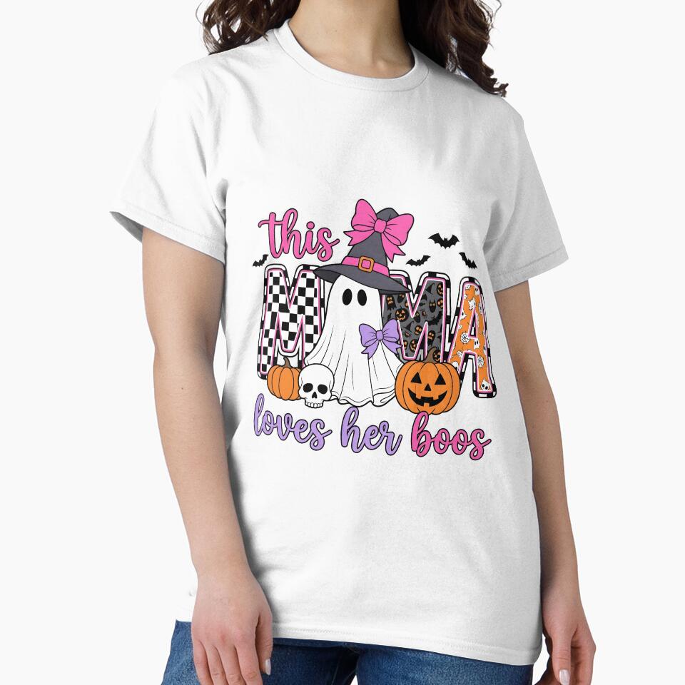 This Mama Loves Her Boos Halloween Ghost by KroghDs