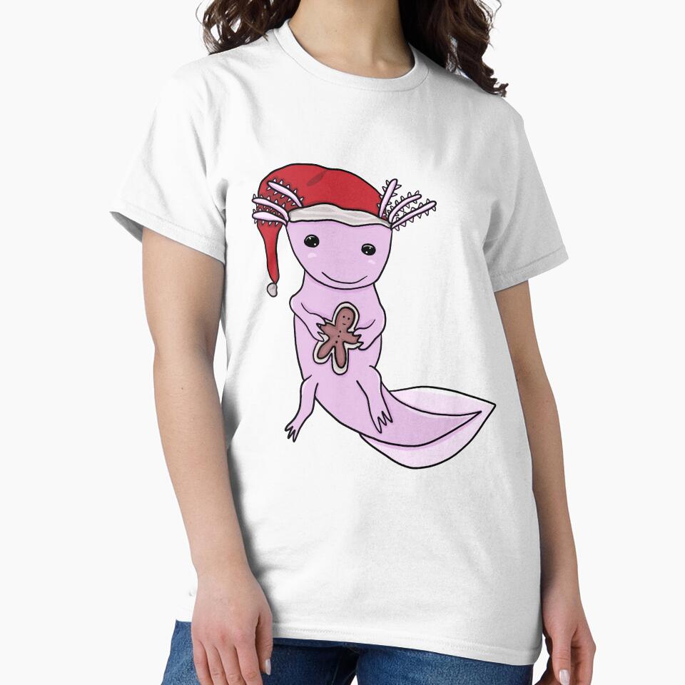 Christmas axolotl by Antiope33