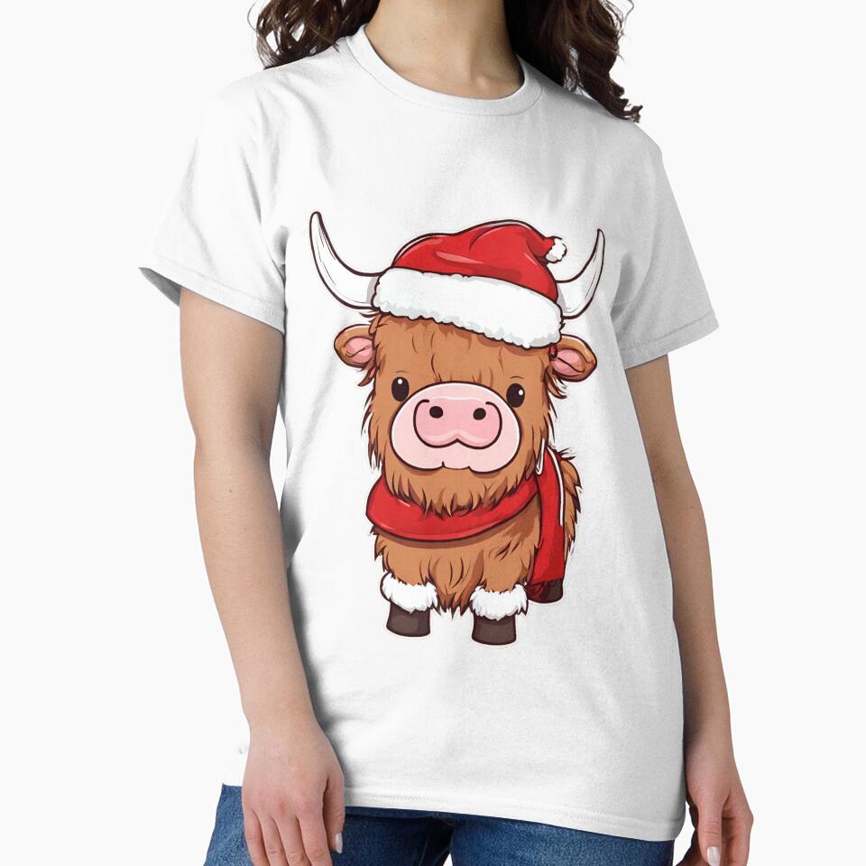 KAWAII CHRISTMAS HIGHLAND COW by KawaiiLyfe