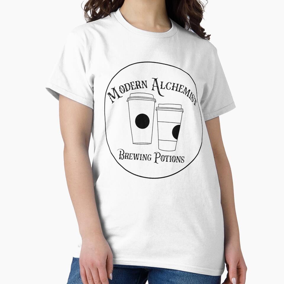 Modern Alchemist Brewing Potions - black text by gobbieshoppe
