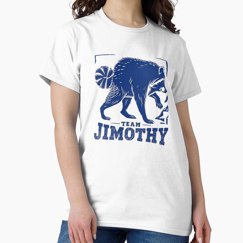 Jimothy Raccoon - Team Jimothy – Funny Trash Panda Raccoon Vintage Wildlife Design by JessArty ⭐⭐⭐⭐⭐