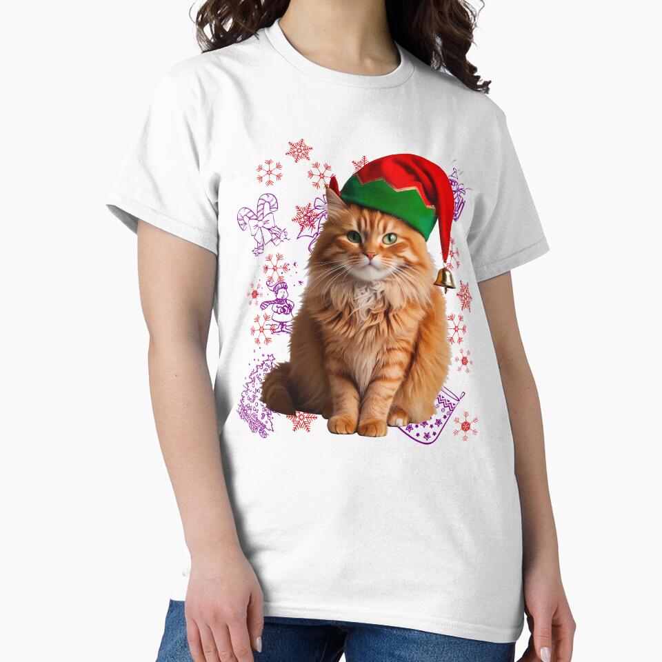 Gingerbread Maine Coon: Christmas Kitty by purrfect pattern